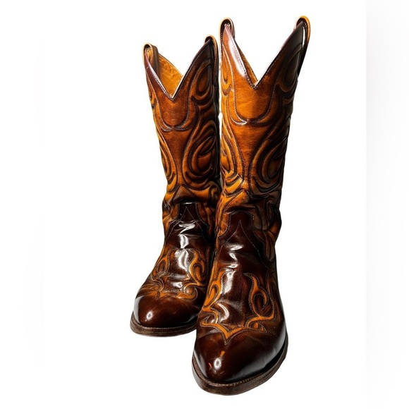 Dan Post Red Brown Boot Reddish Brown Size 8.5 - Picture 7 of 9